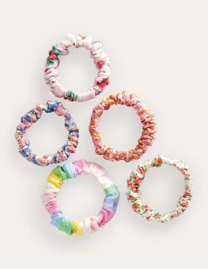 5 Pack Scrunchies-Multi