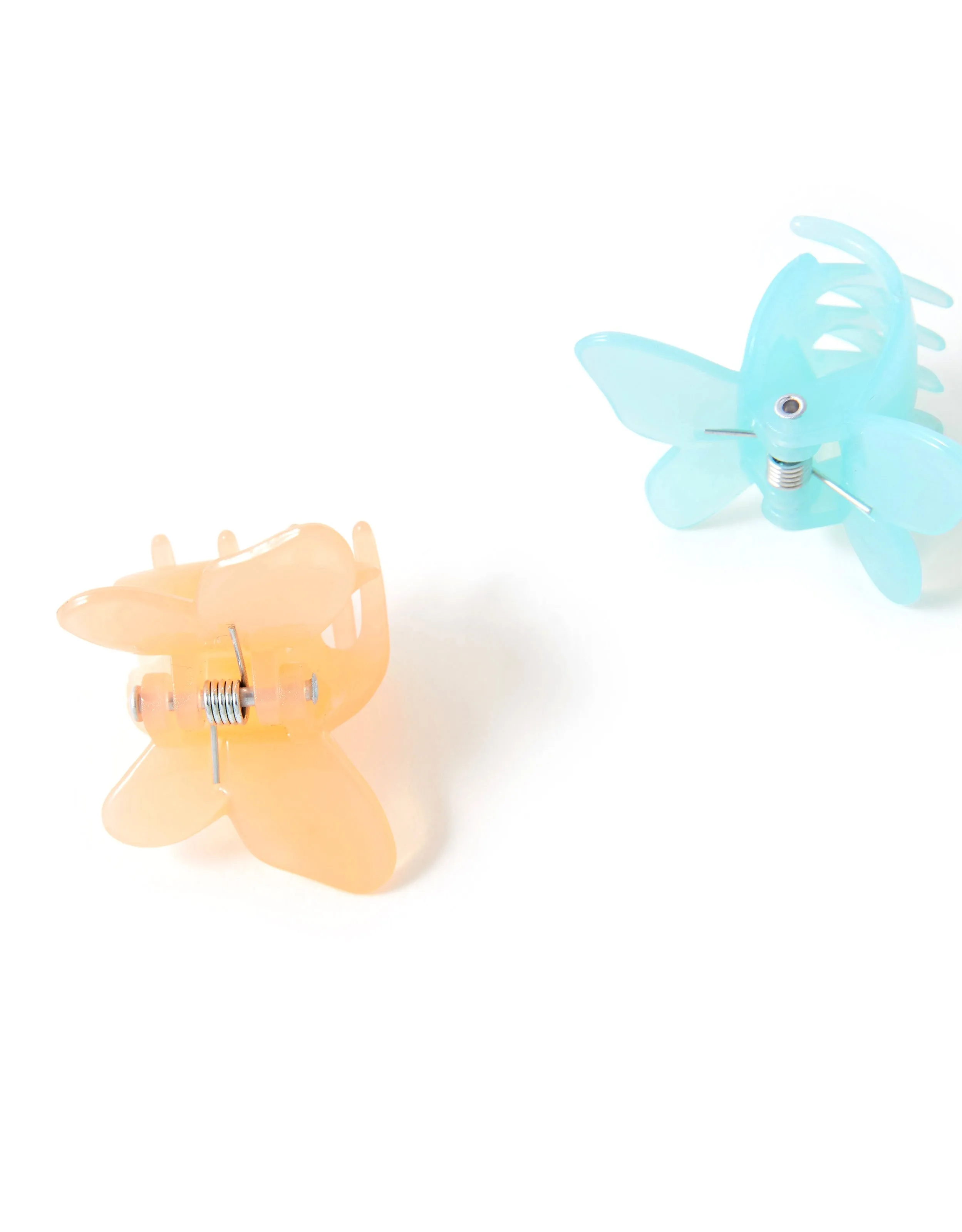 Accessorize Girl set of 4 Butterfly Hair Claw Clips