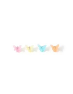 Accessorize Girl set of 4 Butterfly Hair Claw Clips