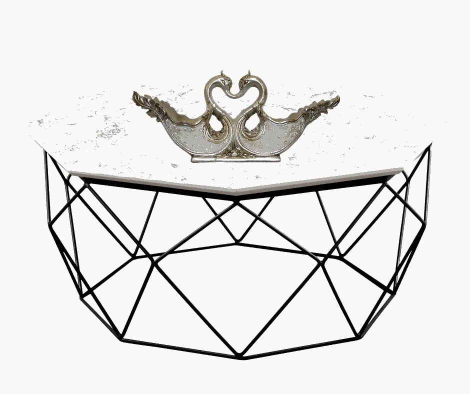 AFD Home Silver Pearl Swan Double Vase
