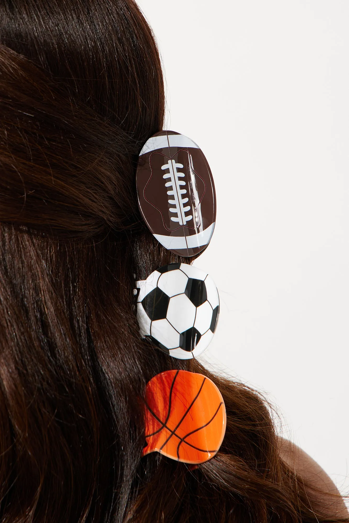Best In The League 3 Piece Claw Clip - Multi Color