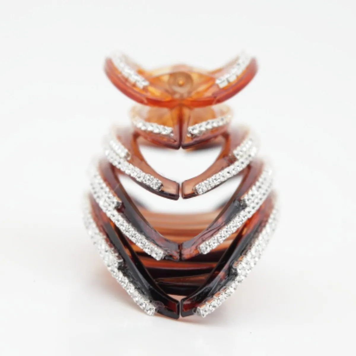 Cubic Rhinestone Decorative Clamp Castle Gift Hair Jaw Claw Rhinestone Series-2