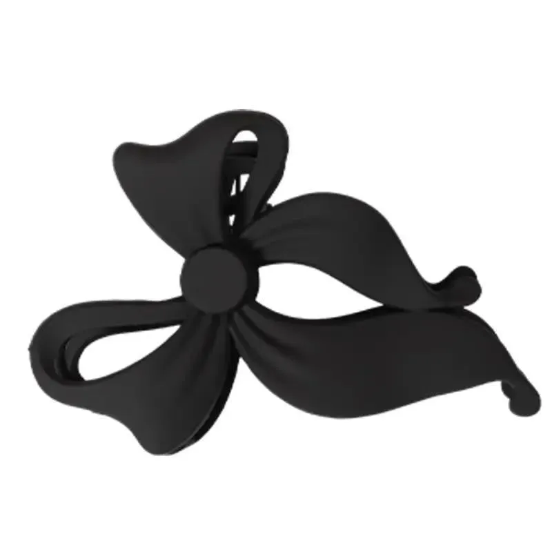 Large Bow Matte Hair Claw Clips