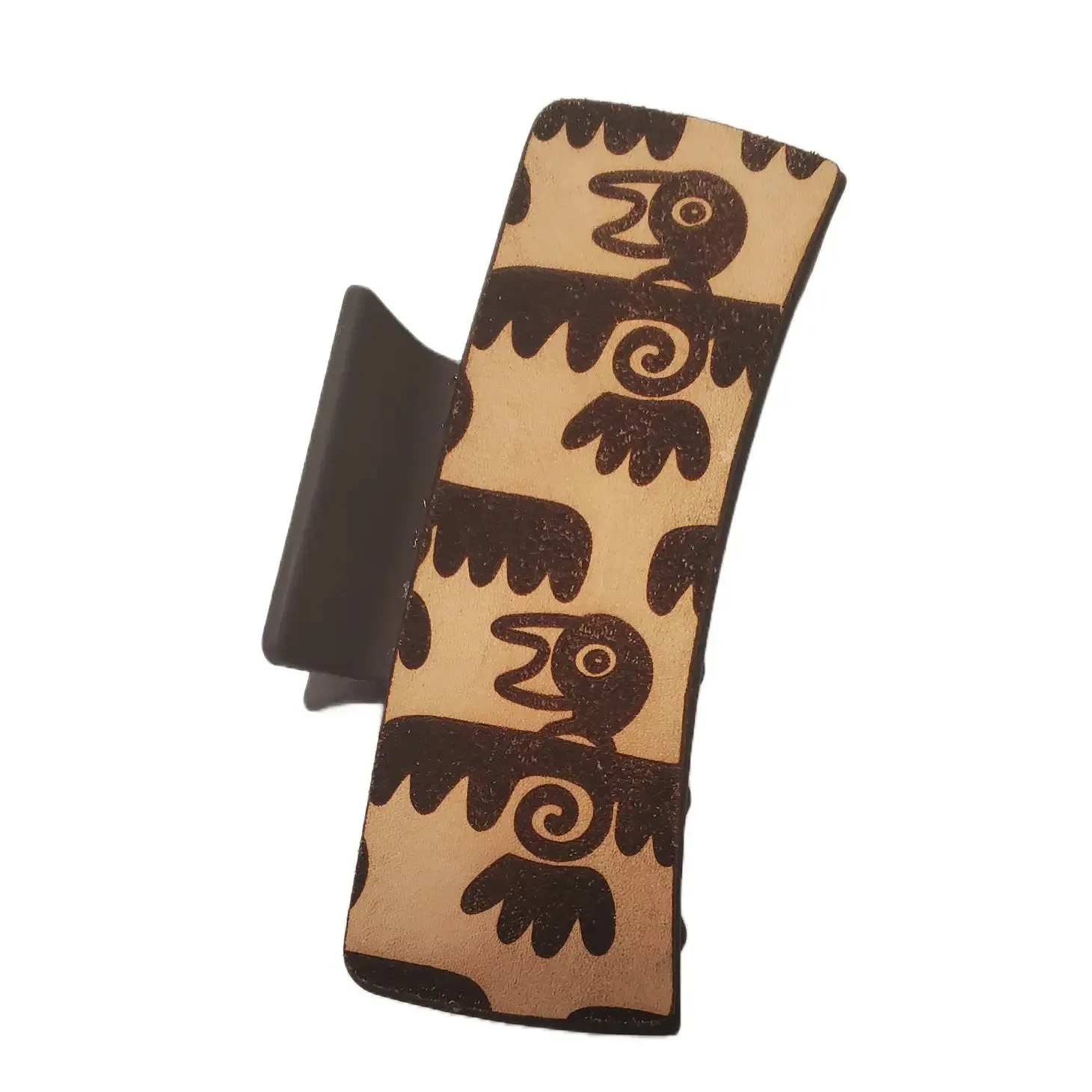 Maggie G Leather Claw Clips