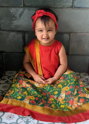 Malmal Lehenga Choli Set | Baagh