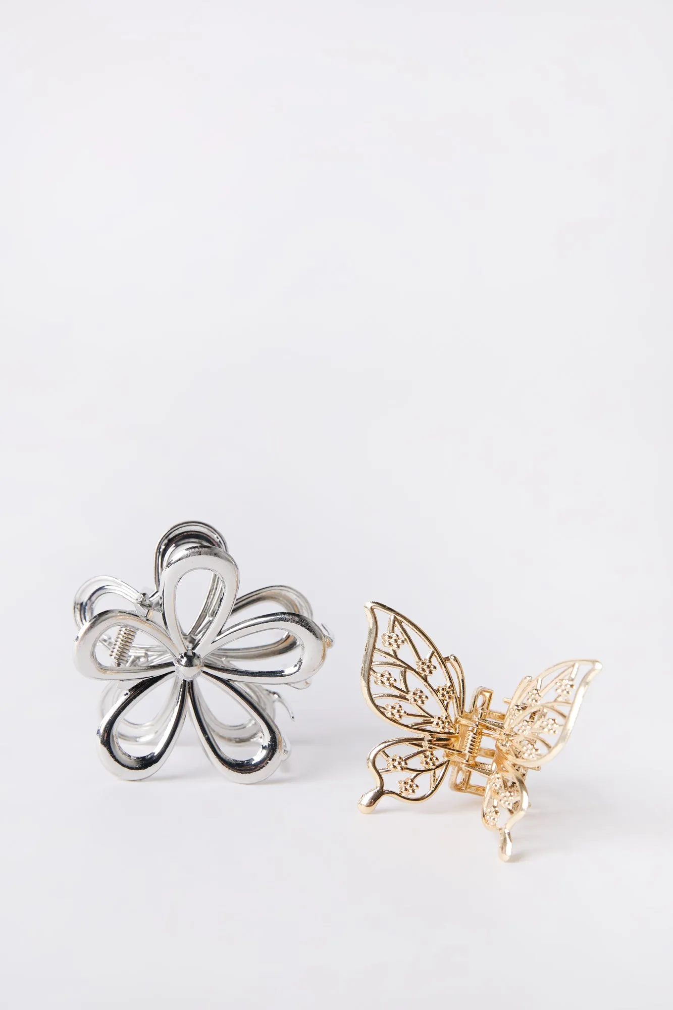 Metal Claw Clips 2-Pack