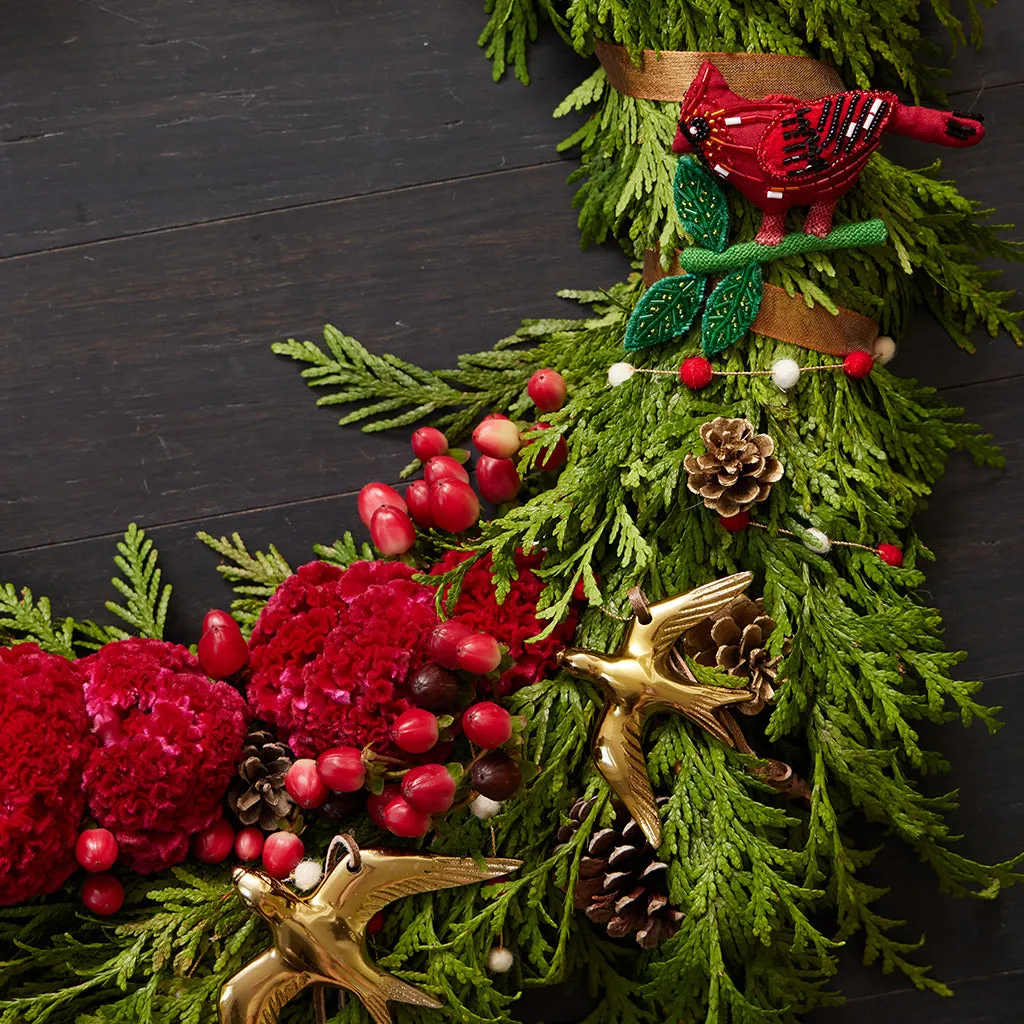 Mini Garland - Red and White