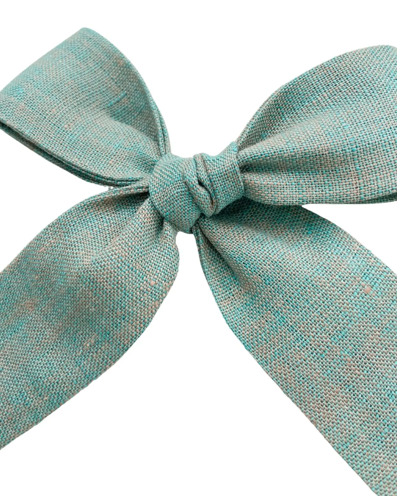 Party Bow | Copper Green - Alligator Clip