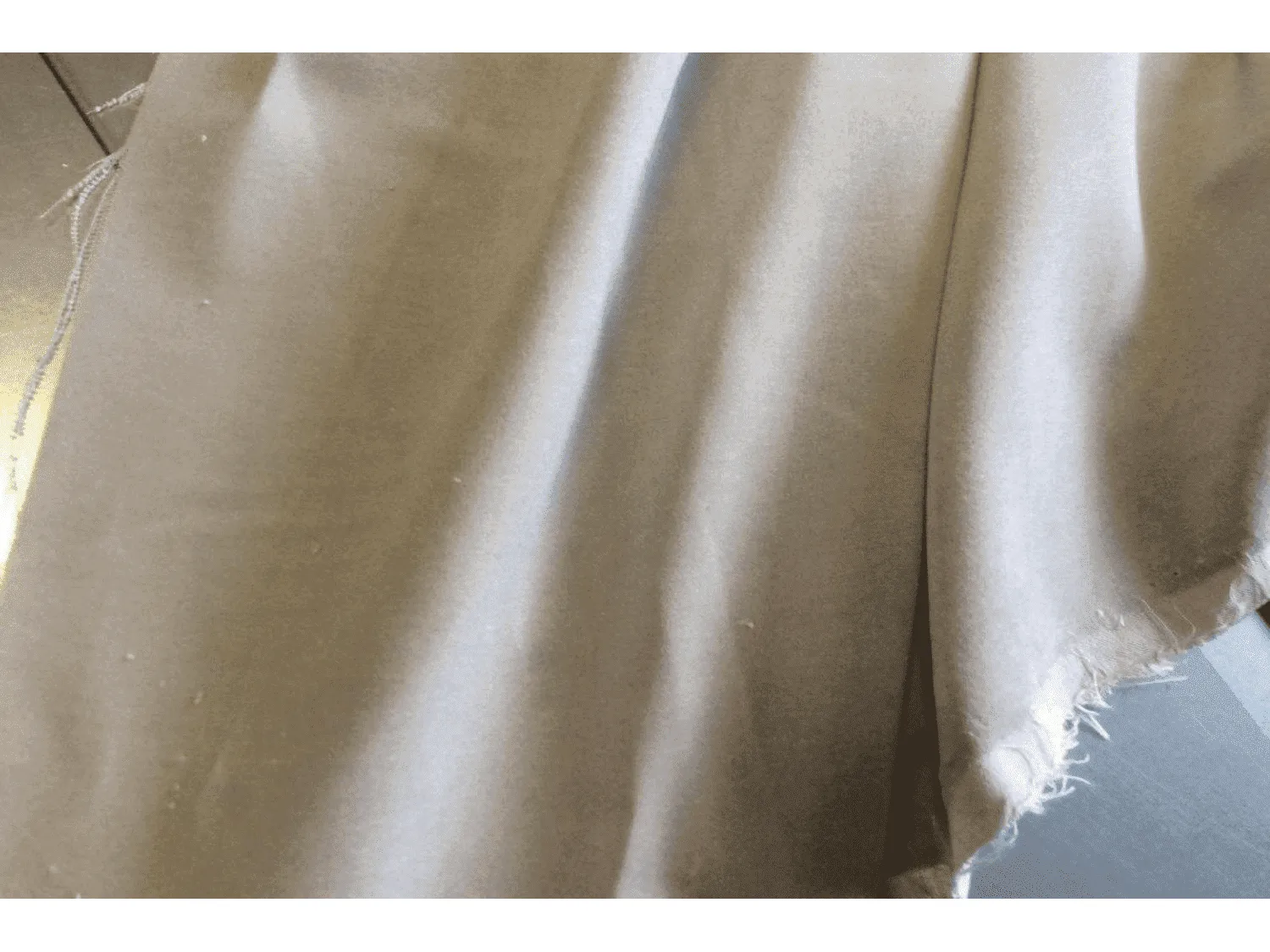 SILVER GREY - Cotton Dressmaking Velvet / Velveteen Fabric - Lightweight for Crafts, SECONDS- HALF PRICE
