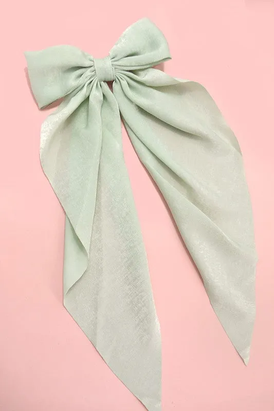 The ‘Satin Bow Ribbon Hair Clip’