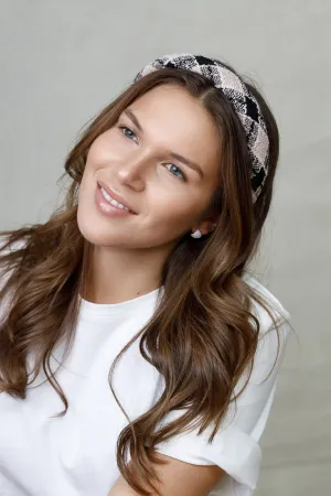 TWEED CRISS CROSS HAIRBAND