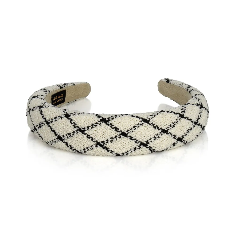 TWEED CRISS CROSS HAIRBAND