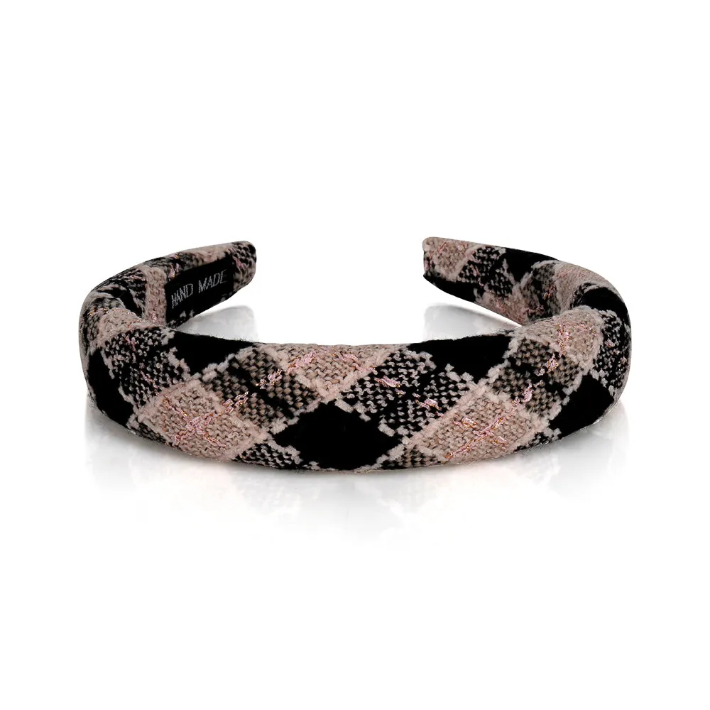 TWEED CRISS CROSS HAIRBAND